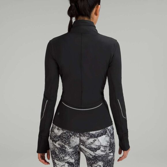 NWT Lululemon *Nulux Reflective Running Jacket, Sz 6, BLACK - Picture 2 of 9
